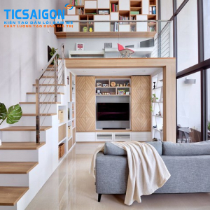 Căn hộ áp mái có thiết kế hiện đại